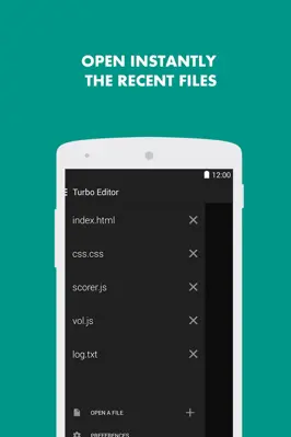 Turbo Editor android App screenshot 10