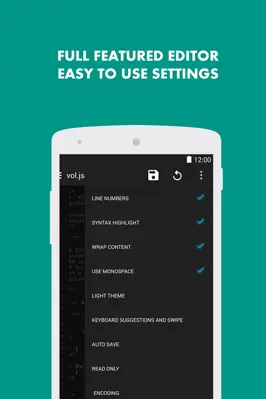 Turbo Editor android App screenshot 6